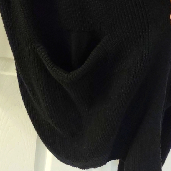 Old Navy Livaeco Longline Open Front Sweater Cardigan in Black Size S - Picture 4 of 7